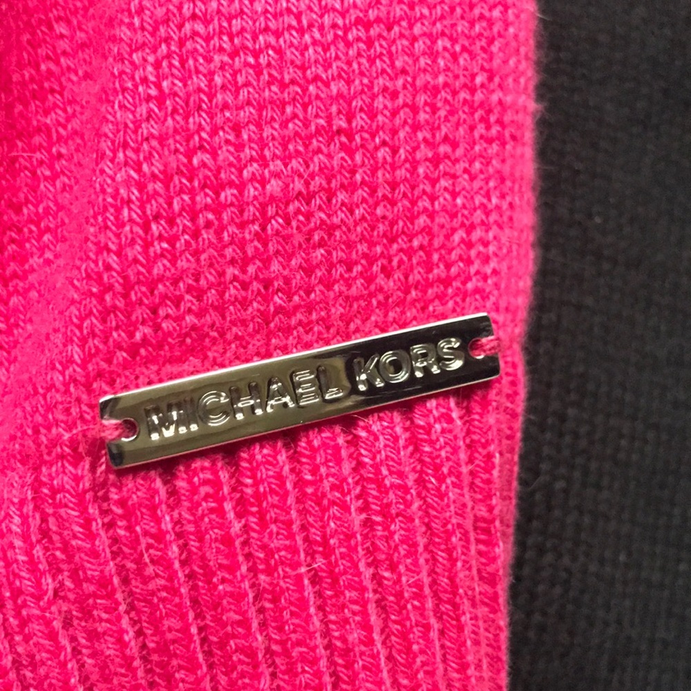 Michael Kors Sweater Turtleneck Color Block - image 7